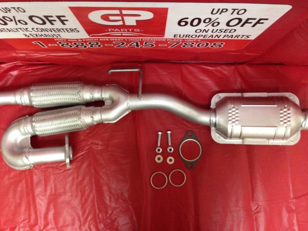 NISSAN QUEST 3.5L REAR FLEX PIPE WITH CATALYTIC CONVERTER 2004 2005