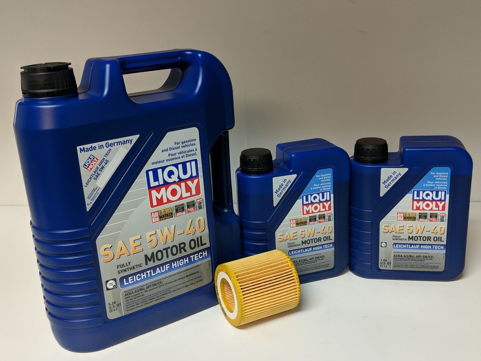 BMW E36 Liqui Moly Oil Change kit 5W40 1991 1992 1993 1994 1995 1996
