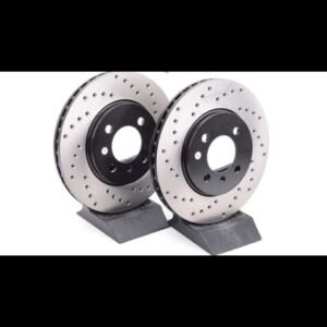 Toyota Matrix 1.8L Front  Cross Drilled Rotors x2 Only 2003 2004 2005 2006 2007 2008