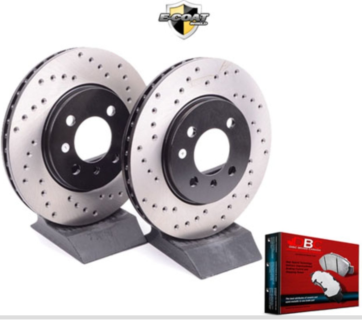 Nissan X Trail 2.4 Rear Brake Package Performance Black Cross Drilled