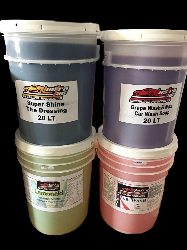 Exterior Package Deal 1x (Tire Shine Dressing 20L)and 1x (Grape Soap