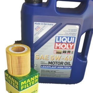 Bmw 320i/xi 323i/xi/328i/328xi/Liqui Moly 5w40 Oil Change Kit 2012 2013 2014 2015 2016 2017 2018