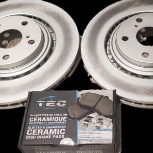 Toyota Camry Front Brake Package Premium Rotors And Premium Front Brake Pads 2007 2008 2009 2010 2011 2012 2013 2014 2015 2016 2017 2018