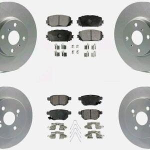 BMW 528xi Premium Brake Package Kit Front and Rear Rotors and Premium Brake Pad Set 2012 2013 2014 2015 2016