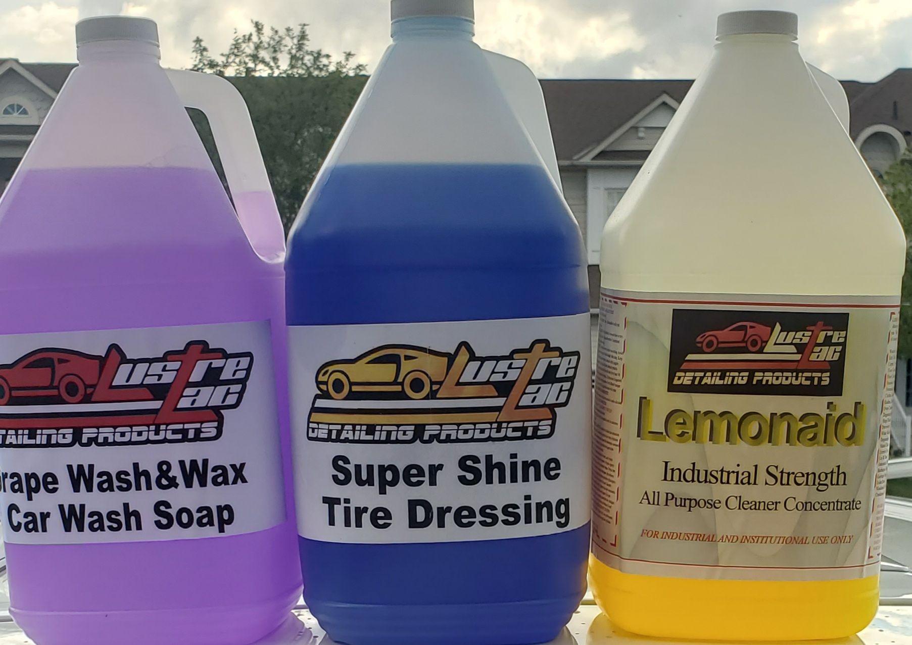 Exterior Car Care Tire dressing and Car Wash Soap and All purpose