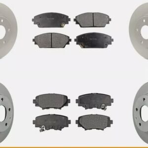 Bmw X5 Drive35i/xDrive35d/xDrive35i Brake Kit Package Premium Coated Rotors and Front and Rear Premium Brake Pad Sets  2014 2015 2016